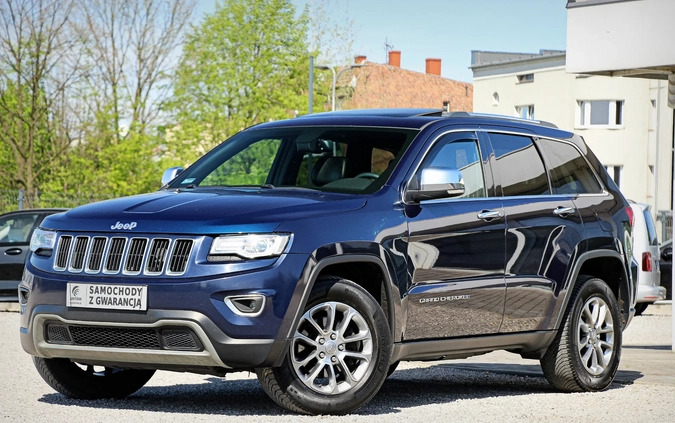 Jeep Grand Cherokee cena 99900 przebieg: 123600, rok produkcji 2015 z Krzanowice małe 596